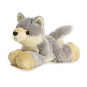 8" Lux Wolf Stuffed Animal