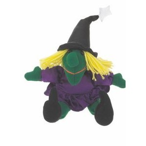 6" Halloween Stuffed Witch
