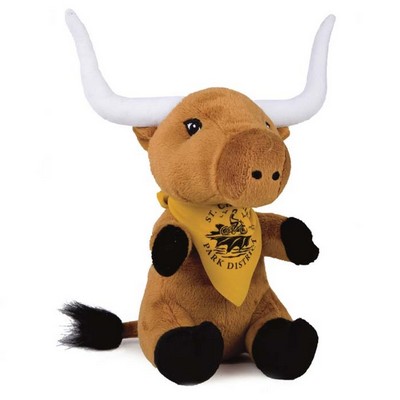 8" Super Soft Longhorn Stuffed Animal