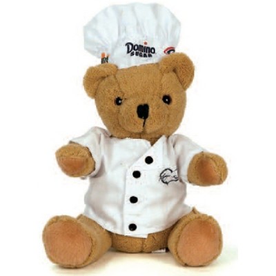10" Chef Dressed Bear Stuffed Animal