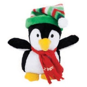 6" Christmas Penguin Stuffed Animal