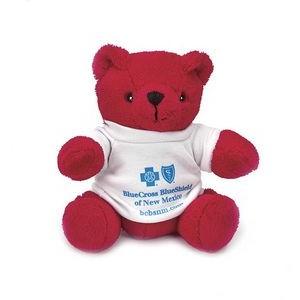 7" Extra Soft Red Bear Stuffed Animal