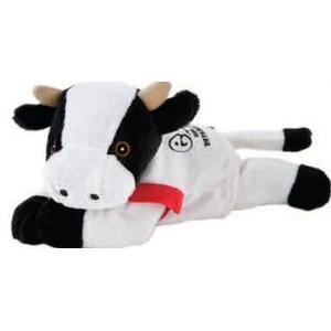 8" Cow Beanie Stuffed Animal