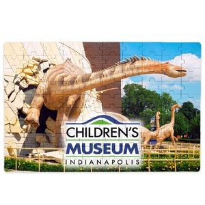 100-Piece Custom Full-Color Jigsaw Puzzle (Factory Direct - 10-12 Weeks Ocean)