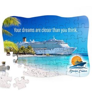 40-Piece Custom Full-Color Jigsaw Puzzle (Factory Direct - 10-12 Weeks Ocean)