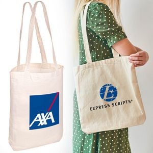 14"x17" Cotton Tote Bag w/Gusset – 140GSM (10-12 Wks) 14"x17" Cotton Tote Bag with Gusset – 140GSM