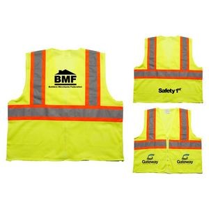 ANSI 2 Tri Color Safety Vest (Factory Direct - 10-12 Weeks Ocean)