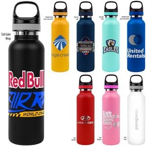 Vacuum Insulated Water Bottle With Powder Coating (Direct Import - 10-12 Weeks Ocean)