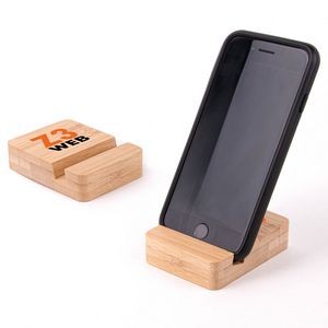 Eco-Friendly Bamboo Mobile Device Holder (Factory Direct - 10-12 Weeks Ocean)