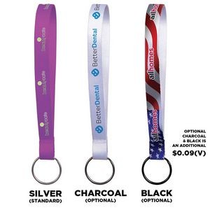 1/2" Sublimation Key Chain Lanyard (Factory Direct - 10-12 Weeks Ocean)