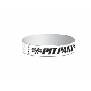 Stock Pitt Pass Pattern Tyvek Wristband (3/4")
