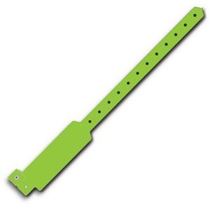 Three-Ply Vinyl Snap Wristband with 1" Wideface