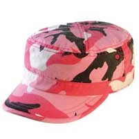 Enzyme Washed Camo Cap