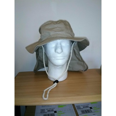 Jungle Bucket Hat With Sun Block Flap
