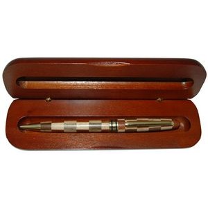 Multi Wood Ballpoint Pen with Dark Wood Box