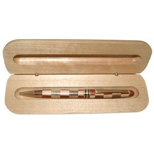 Multi Wood Color Ballpoint Pen with Maple Wood Box