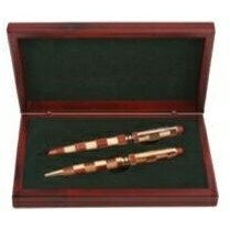 Multi-Wood Ballpoint Pen, Roller Pen or Letter Opener in Wood Box