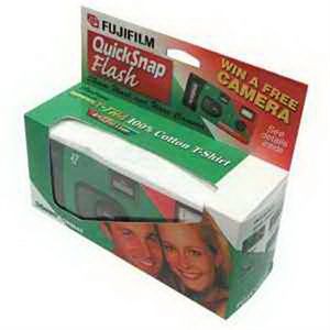 Instant Camera Box with Stock Compressed T-Shirt