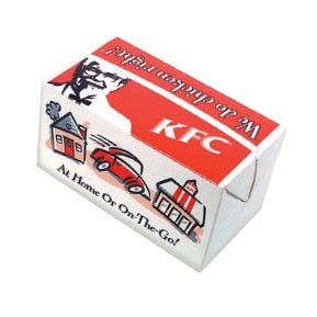 Fast Food Box with Stock Compressed T-Shirt