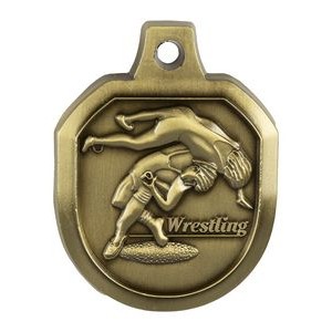 1.5" Wrestling Stock Die Cast Medal