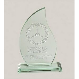 7.75" Flame Glass Award
