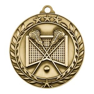 1.75" Wreath Award Lacrosse Medal