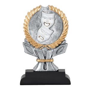 6" Drama Resin Impact Series Trophy