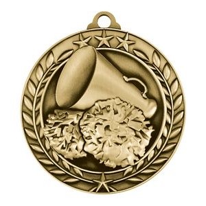1.75" Wreath Award Cheerleading Medal