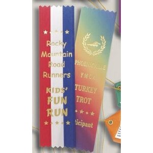 Custom Award Ribbon (2" x 8")
