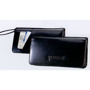 Atlantis Leather Travel Wallet (Black)