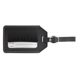 Concord Leather Luggage Tag (Black)