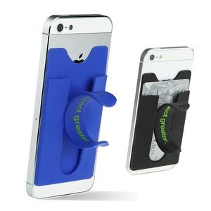 Iposh Smart Phone Wallet with Stand (Blue)