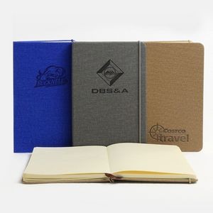 Newport PU Leather 5"W x 8"H 192 Pages Journal Book (Blue)