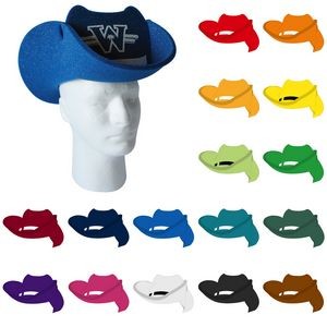 Foam Visor - Small Cowboy Hat