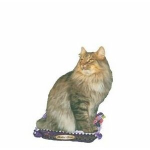 Maine Coon Cat Promotional Magnet w/ Strip Magnet (4 Square Inch)