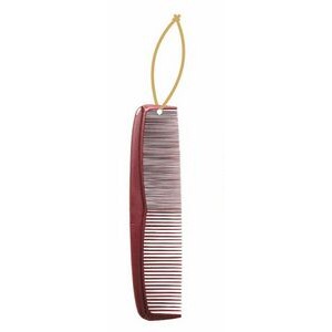 Comb Promotional Ornament w/ Black Back (4 Square Inch)