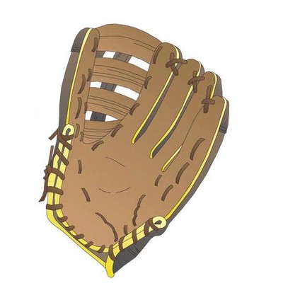 Baseball Glove Promotional Magnet w/ Strip Magnet (4 Square Inch)