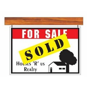 Sold Sign Promotional Magnet w/ Strip Magnet (2 Square Inch)