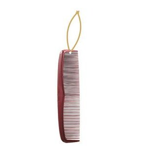 Comb Promotional Ornament w/ Black Back (2 Square Inch)