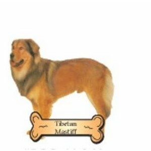 Tibetan Mastiff Dog Executive Magnet w/ Full Magnetic Back (2 Square Inch)