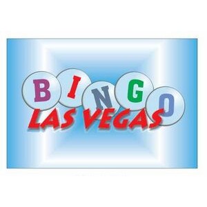 Las Vegas Bingo Rectangle Badge w/ Bar Pin (2"x3")