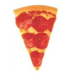 Pizza Slice Executive Magnet w/ Full Magnetic Back (2 Square Inch)