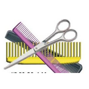 Beautician Combo Promotional Magnet w/ Strip Magnet (10 Square Inch)