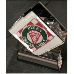 Pizza Box Business Card Holder