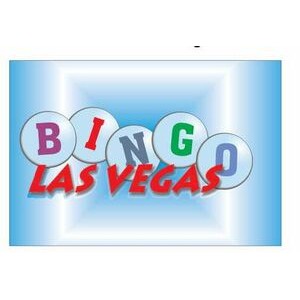 Las Vegas Bingo Rectangle Metal Photo Magnet (2"x3")