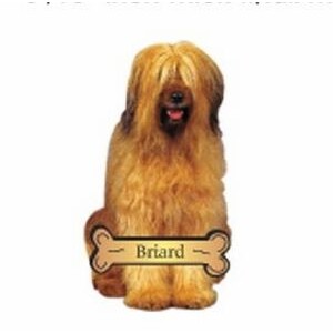 Briard Dog Executive Magnet w/ Full Magnetic Back (2 Square Inch)