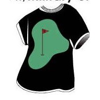 Golf Course T-Shirt Lapel Pin