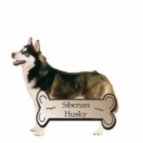 Siberian Husky Promotional Magnet w/ Strip Magnet (4 Square Inch)
