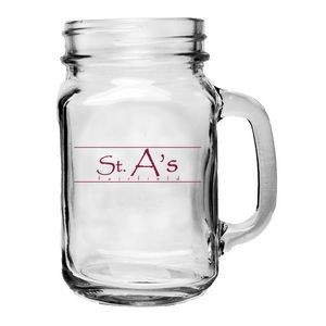 16 Oz. Square Country Glass w/Handle