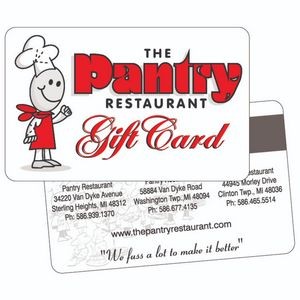 Gift Card With Encoded Magnetic Stripe